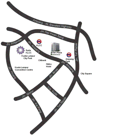Plaza OSK Map