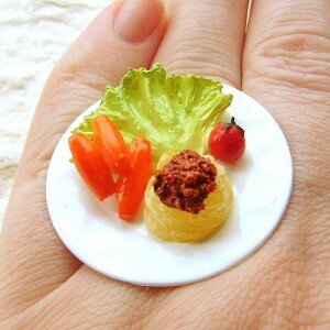 Pasta Veggie Food Ring
