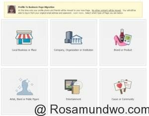 Convert Facebook Personal to Business Facebook Page